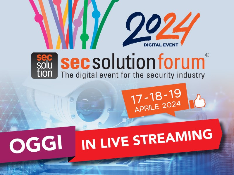 secsolutionforum, day 2: segui la diretta